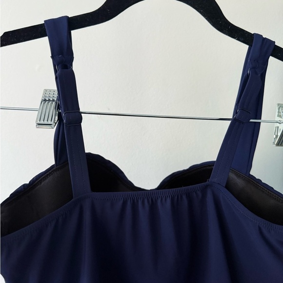 Profile by Gottex Women’s Sweetheart Cup Sized Tankinj Top Swimsuit Size 40F - Picture 5 of 9